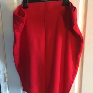 Torrid Red Ponte Pencil Skirt